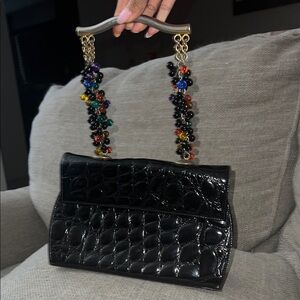 Extremely rare Gianni Versace Spring/Summer 1991 limited edition jeweled handbag
